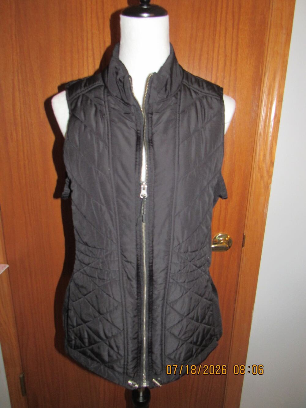 Black Maurices Vest - Size Medium
